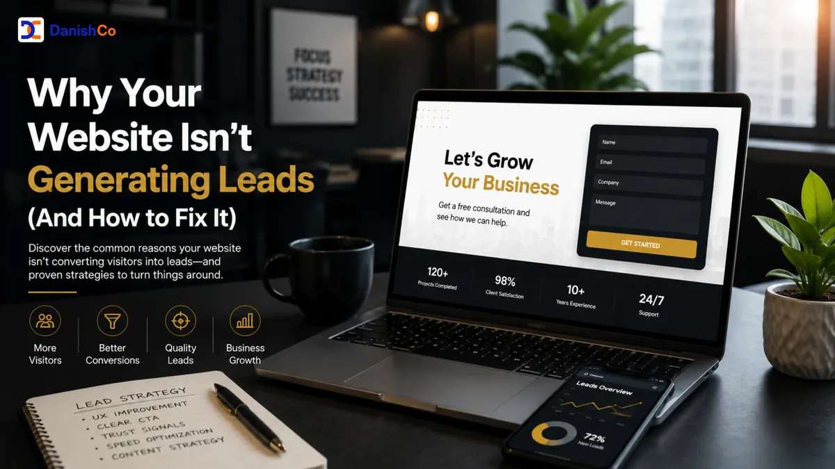 Why Your Website Isn't Generating Leads (And How to Fix It)